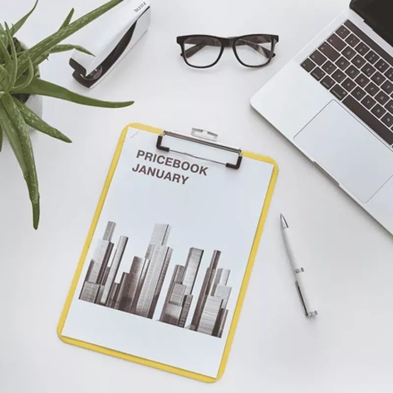 Leitz Clipboard without frontcover WOW, A4, Plastic, Yellow, 80 sheets, 228 mm, 320 mm