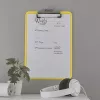 Leitz Clipboard without frontcover WOW, A4, Plastic, Yellow, 80 sheets, 228 mm, 320 mm