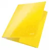 Leitz 3-Flap Folder WOW Card/POB A4, Presentation folder, A4, Polypropylene (PP), Yellow, 250 sheets, 80 g/m²