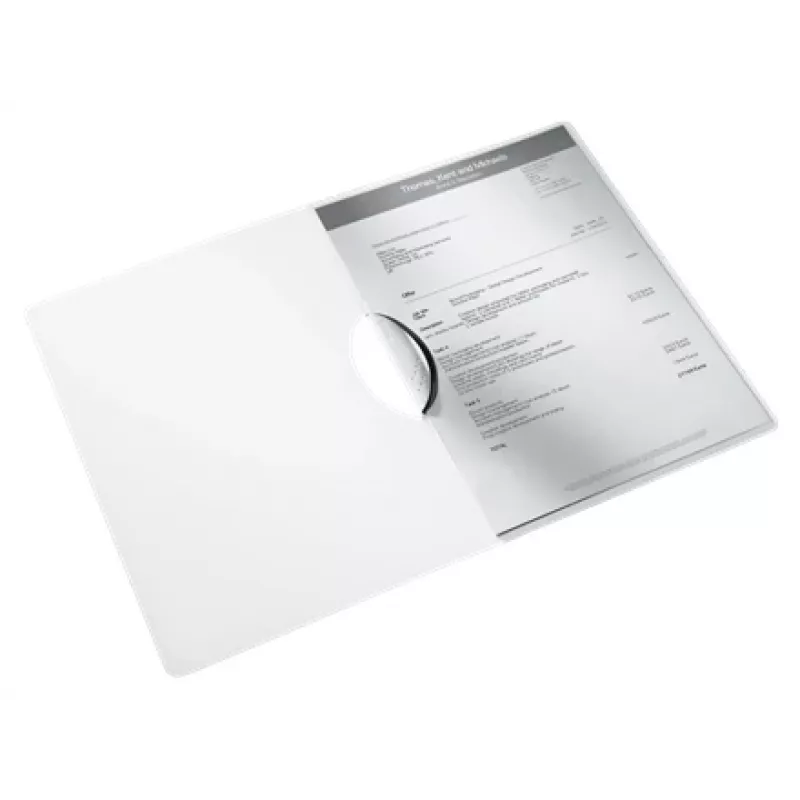 Leitz Clip file ColorClip WOW A4 PP, Presentation folder, A4, Polypropylene (PP), Black, Glossy, 30 sheets