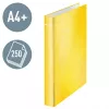 Leitz Ringbinder WOW Laminated A4+ 2DR/25mm, A4+, D-ring, Carton, Yellow, 250 sheets, 80 g/m²