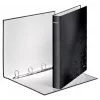 Leitz Ringbinder WOW Laminated A4+ 4DR/25mm, A4, Round ring, Storage, Carton, Black, Glossy