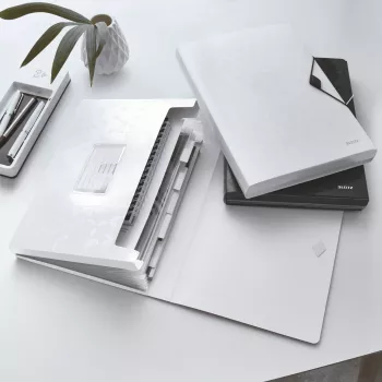 Leitz Project File WOW PP, Expanding file folder, A4, Polypropylene (PP), White, Landscape, 250 sheets