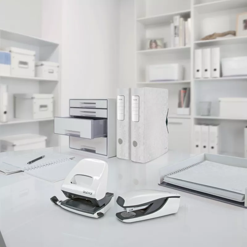 Leitz Project File WOW PP, Expanding file folder, A4, Polypropylene (PP), White, Landscape, 250 sheets