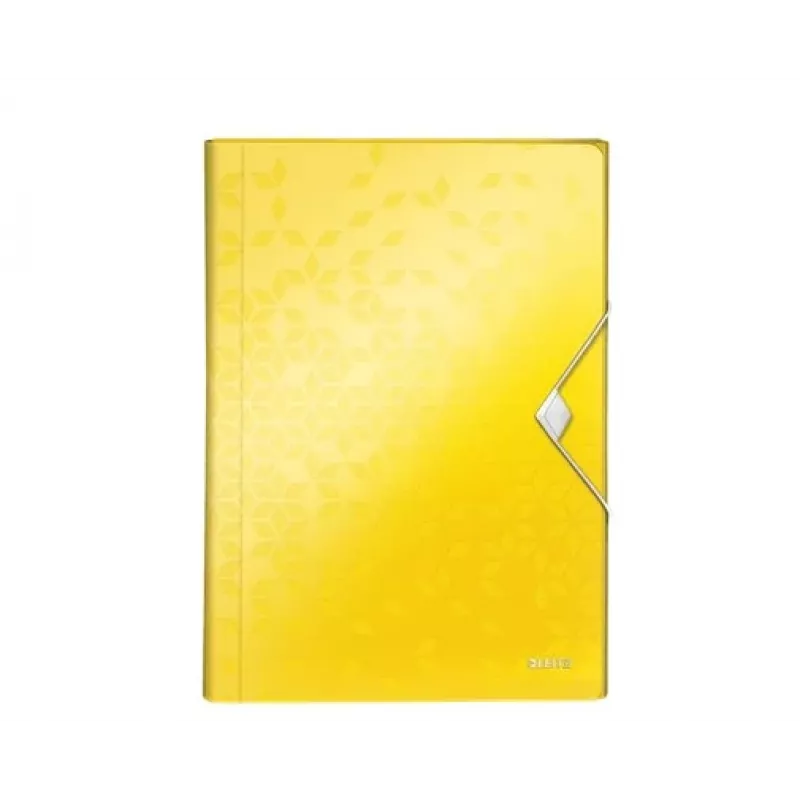 Leitz Project File WOW PP, A4, Polypropylene (PP), Yellow, Portrait, 250 sheets, 80 g/m²