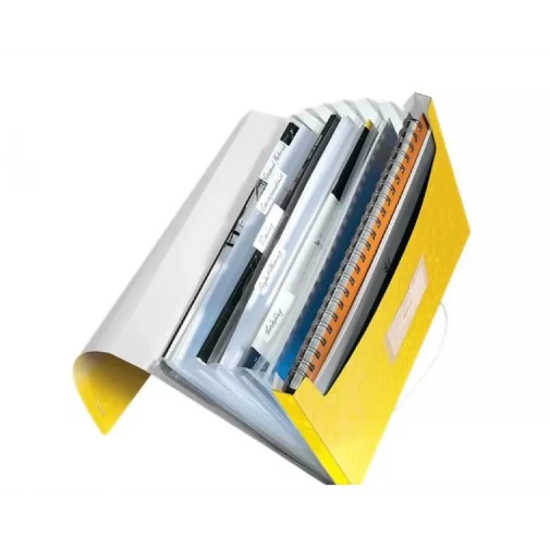 Leitz Project File WOW PP, A4, Polypropylene (PP), Yellow, Portrait, 250 sheets, 80 g/m²