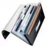 Leitz Project File WOW PP, Envelope folder, A4, Polypropylene (PP), Black, Landscape/Portrait, 250 sheets