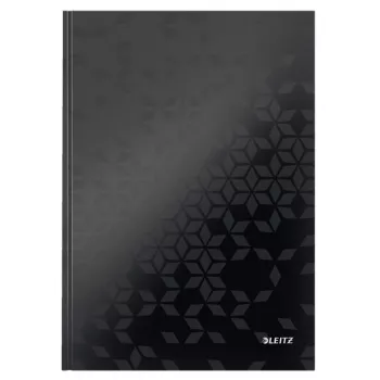 Leitz Notebook WOW A4 Squared with hardcover 90g/80sheets, Pattern, Black, A4, 80 sheets, 80 g/m², Squared paper