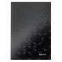 Leitz Notebook WOW A5 Ruled with hardcover 90g/80sheets, Pattern, Black, A5, 80 sheets, 80 g/m², Lined paper