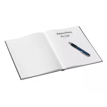 Leitz Notebook WOW A5 Ruled with hardcover 90g/80sheets, Pattern, Black, A5, 80 sheets, 80 g/m², Lined paper