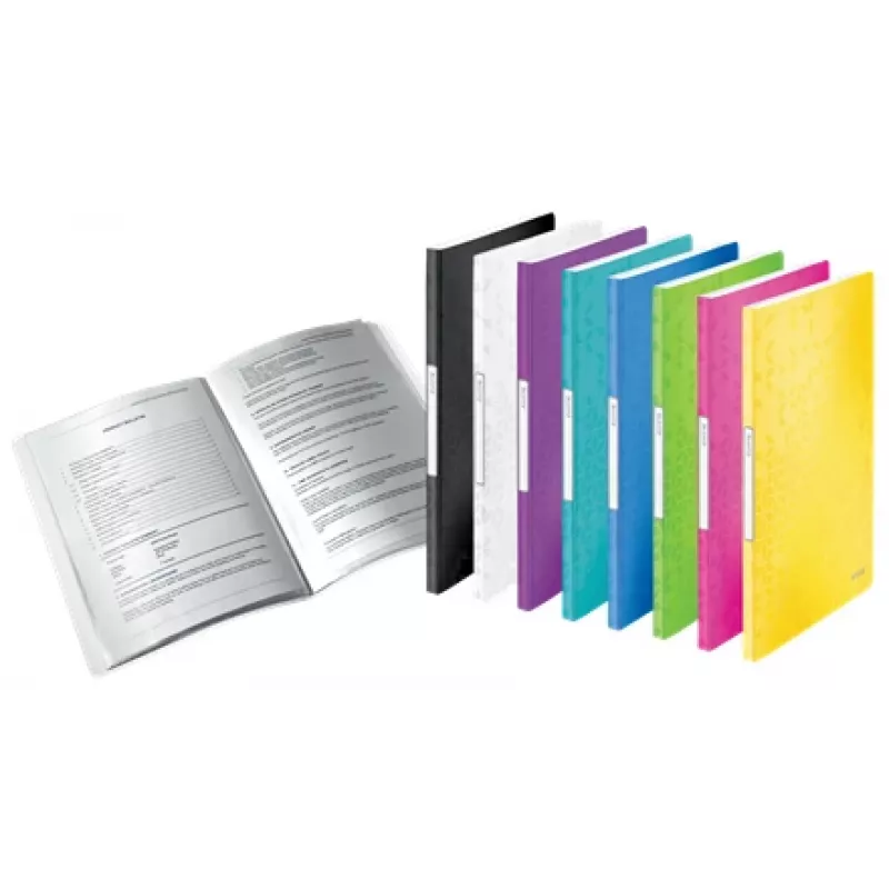 Leitz Display Book WOW PP 20 pockets, White, Polyvinyl chloride (PVC), 20 pockets, A4, 231 mm, 13 mm