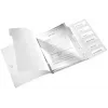 Leitz Divider Book WOW PP 6 tabs, Conventional file folder, A4, Polypropylene (PP), White, Glossy, 200 sheets