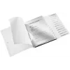 Leitz Divider Book WOW PP 12 tabs, Conventional file folder, A4, Polypropylene (PP), Black, Glossy, 200 sheets
