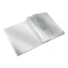 Leitz WOW Notebook A4 squared, wirebound with PP cover, Pattern, Black, A4, 80 sheets, 80 g/m², Squared paper