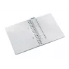 Leitz WOW Notebook A5 ruled, wirebound with PP cover, Monochromatic, White, A5, 80 sheets, 80 g/m², Lined paper