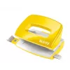 Leitz NeXXt Hole Punch WOW Mini 2-hole / 10sheets, 10 sheets, Yellow, Plastic, 8 cm, 5.5 mm, A4, A5, A6, Folio, US-Quart, 8 x 8 x 8cm