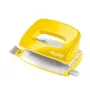 Leitz NeXXt Hole Punch WOW Mini 2-hole / 10sheets, 10 sheets, Yellow, Plastic, 8 cm, 5.5 mm, A4, A5, A6, Folio, US-Quart, 8 x 8 x 8cm