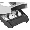 Leitz Hole Punch WOW Mini 2-hole / 10sheets, 10 sheets, Black, White, Plastic, 8 cm, 5.5 mm, A4, A5, A6, Folio, US-Quart, 8 x 8 x 8cm