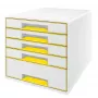 Leitz Drawer Cabinet WOW Cube 5-drawer, 5 drawer(s), Plastic, 270 mm, 287 mm, 363 mm, 3.59 kg
