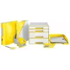 Leitz Letter tray WOW, Plastic, Yellow, A4, 242 x 330 x 60 mm, 255 mm, 70 mm