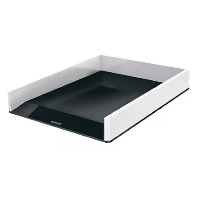 Leitz Letter Tray WOW Dual Colour, Plastic, Black, White, A4, A4, 267 mm, 336 mm