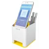 Leitz Sound Pen Holder WOW, White, Yellow, Polystyrene, 90 mm, 101 mm, 100 mm, 140 g