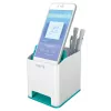 Leitz Sound Pen Holder WOW, Blue, White, Polystyrene (PS), 90 mm, 101 mm, 100 mm, 140 g