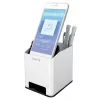 Leitz Sound Pen Holder WOW, Black, White, Polystyrene, 90 mm, 101 mm, 100 mm, 140 g
