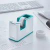 Leitz Tape Dispenser WOW, 1.9 cm, 33 m, Polystyrene (PS), Light Blue, White, 51 mm, 126 mm