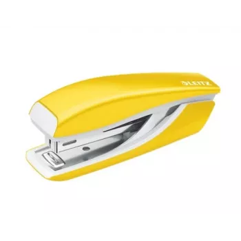 Leitz NeXXt WOW Metal Mini Stapler, 10 sheets, Yellow, P2, Metal, Plastic, 80 g/m², 3.5 cm