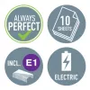 Leitz NeXXt Stapler Battery-powered WOW 5566, 10 sheets, Front, 1 cm, Plastic, White, Battery