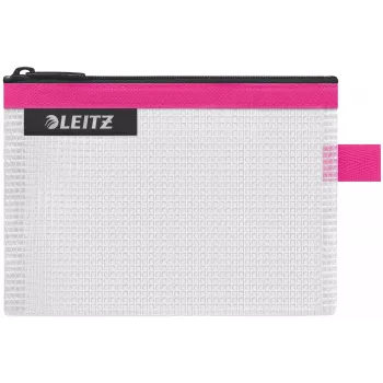 Leitz Travel Pouch water resistant WOW Small, Unisex, Accessory bag, Small, Zipper, Water resistant, Pink