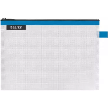 Leitz Travel Pouch water resistant WOW Medium, Unisex, Accessory bag, Medium, Zipper, Water resistant, Blue