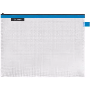 Leitz Travel Pouch water resistant WOW Large, Unisex, Accessory bag, Large, Zipper, Water resistant, Blue