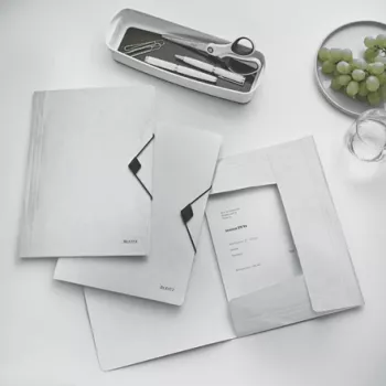 Leitz 3-Flap Folder WOW PP A4, Presentation folder, A4, Polypropylene (PP), White, Portrait, 150 sheets
