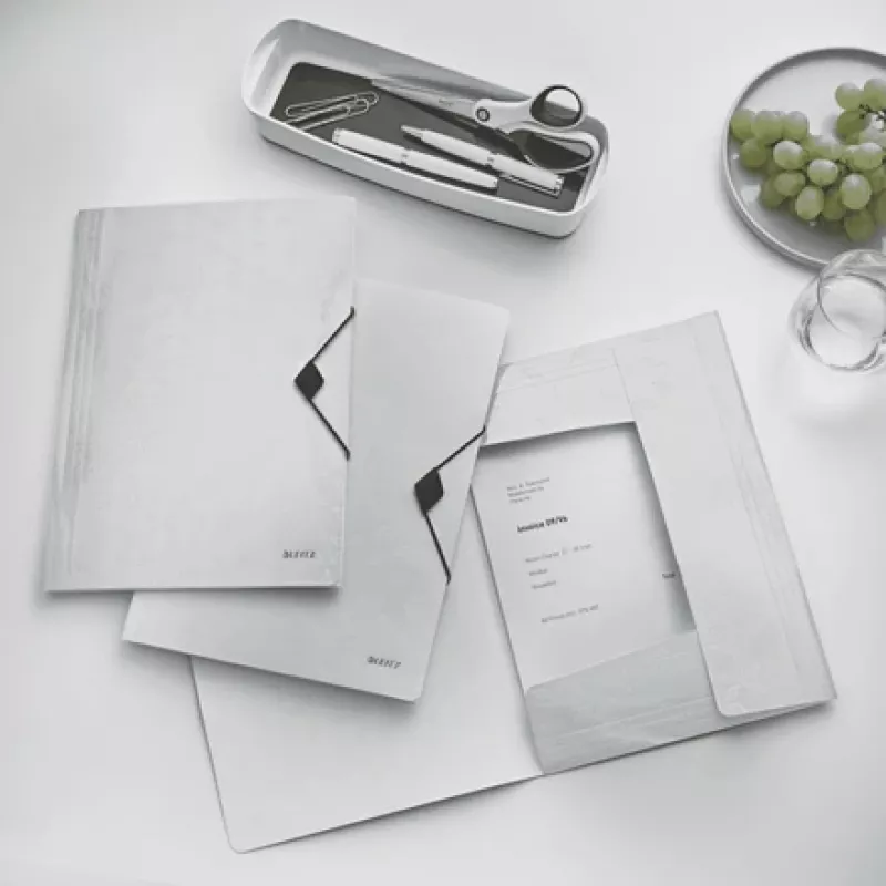 Leitz 3-Flap Folder WOW PP A4, Presentation folder, A4, Polypropylene (PP), White, Portrait, 150 sheets