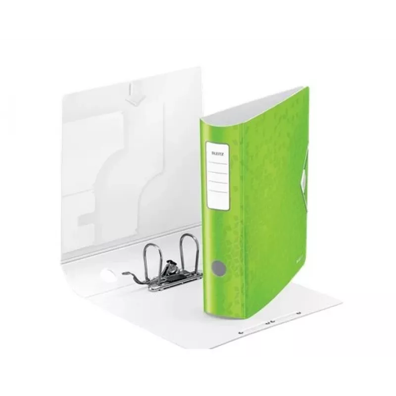 Leitz Lever Arch File Active PP WOW A4/80mm, A4, Polyfoam, Green, 500 sheets, 80 g/m², 8.2 cm