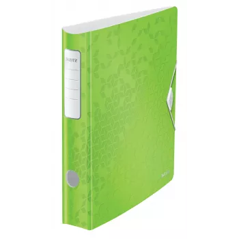 Leitz Lever Arch File Active PP WOW A4/65mm, A4, D-ring, Storage, Polyfoam, Green, 350 sheets