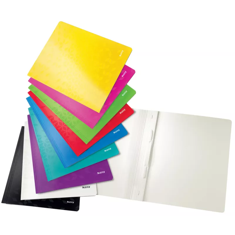 Leitz Flat File Card/Board WOW A4, Conventional file folder, A4, Carton, Green, Portrait, 250 sheets