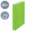 Leitz Ringbinder WOW Laminated A4+ 2DR/25mm, A4+, D-ring, Carton, Green, 250 sheets, 80 g/m²