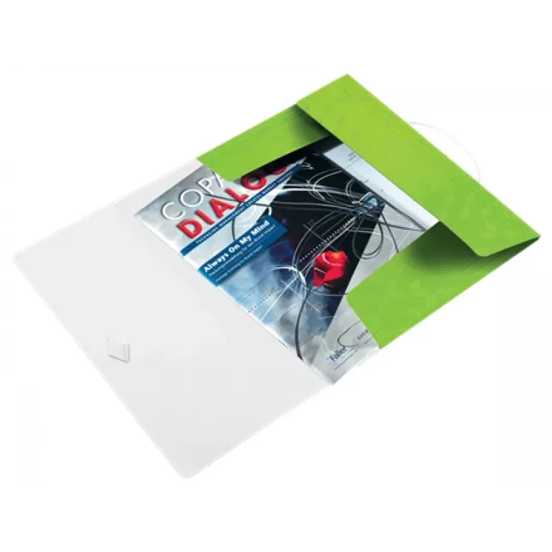 Leitz 3-Flap Folder WOW PP A4, A4, Polypropylene (PP), Green, Portrait, 150 sheets, 80 g/m²