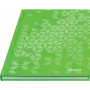 Leitz WOW Notebook A5 squared with hardcover, Pattern, Green, A5, 80 sheets, 80 g/m², Squared paper
