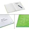 Leitz WOW Notebook A5 squared with hardcover, Pattern, Green, A5, 80 sheets, 80 g/m², Squared paper