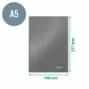 Leitz WOW Notebook A5 squared with hardcover, Pattern, Green, A5, 80 sheets, 80 g/m², Squared paper