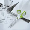 Leitz WOW Titanium Office Scissors 205 mm, Adult, Straight cut, Single, Green, White, Stainless steel, Office scissors