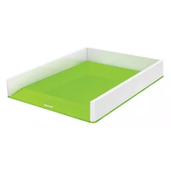 Leitz Letter Tray WOW Dual Colour, Plastic, Green, White, A4, A4, 267 mm, 336 mm