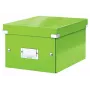 Leitz Click & Store WOW Small Storage Box, Storage box, Green, Rectangular, Carton, Monochromatic, Indoor