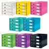 Leitz Click & Store WOW Drawer Cabinet (4 drawers), Green, Carton, 286 mm, 356 mm, 282 mm
