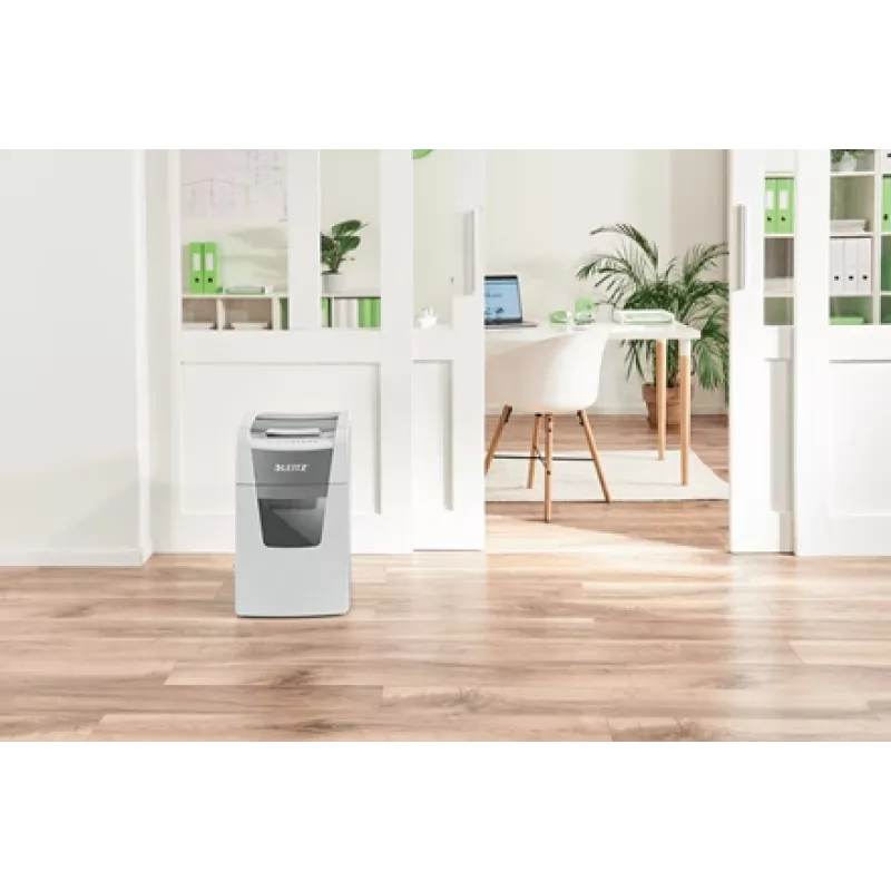 Leitz IQ Autofeed Office 150 Automatic Paper Shredder P5, Micro-cut shredding, 22 cm, 2 x 15 mm, 44 L, 500 sheets, 55 dB