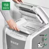 Leitz IQ Autofeed Office 150 Automatic Paper Shredder P5, Micro-cut shredding, 22 cm, 2 x 15 mm, 44 L, 500 sheets, 55 dB